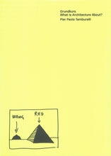 Load image into Gallery viewer, Grundkurs: What is Architecture About?