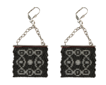 Load image into Gallery viewer, 'Goth Kolam earrings' (2020)