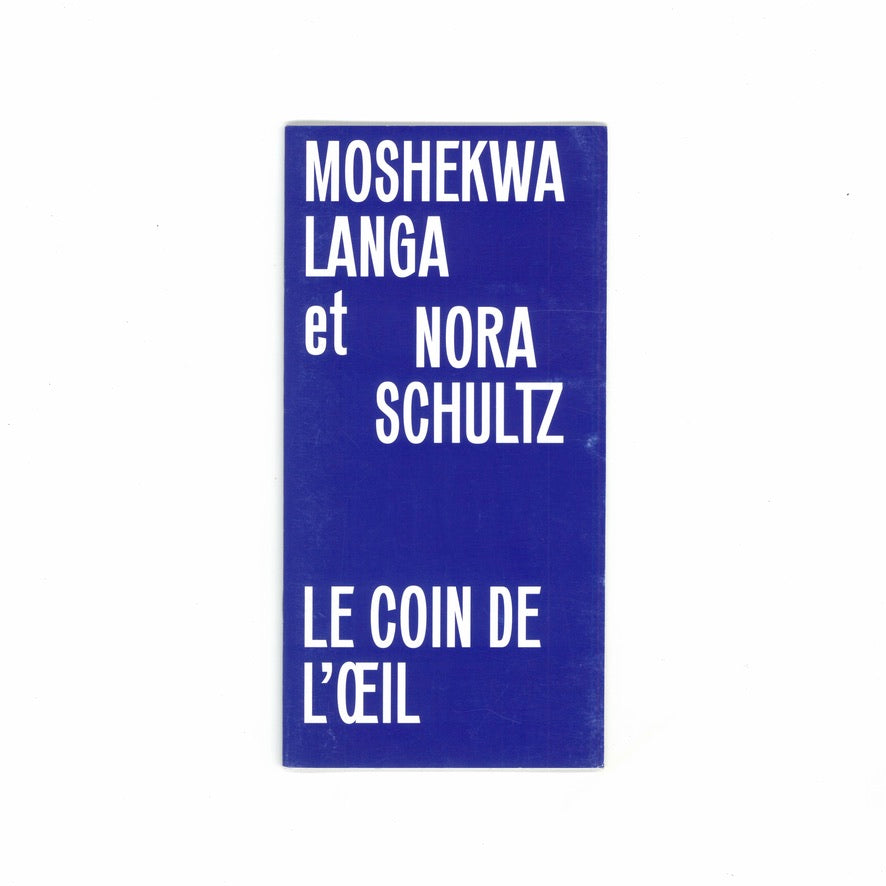 Moshekwa Langa et Nora Schultz