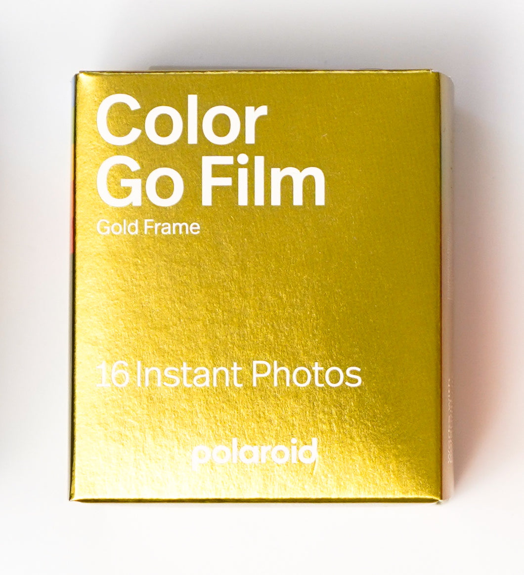 Polaroid Go Color Film – Gold Frame