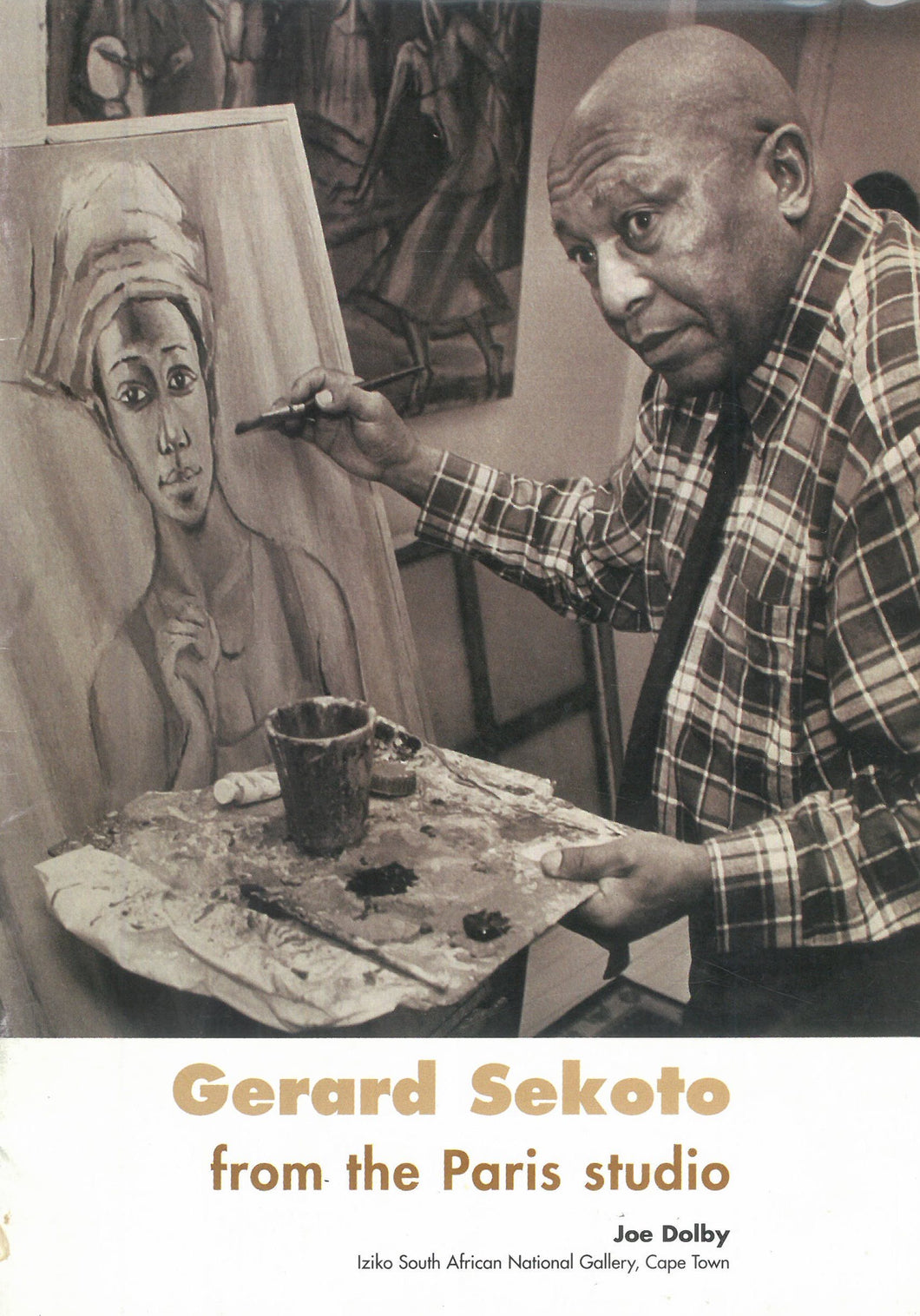 Gerald Sekoto from the Paris studio